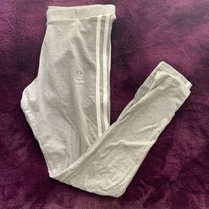gray adidas legging